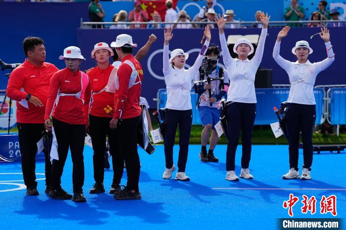 中国射箭女队巴黎奥运团体赛惜败韩国队 权容学