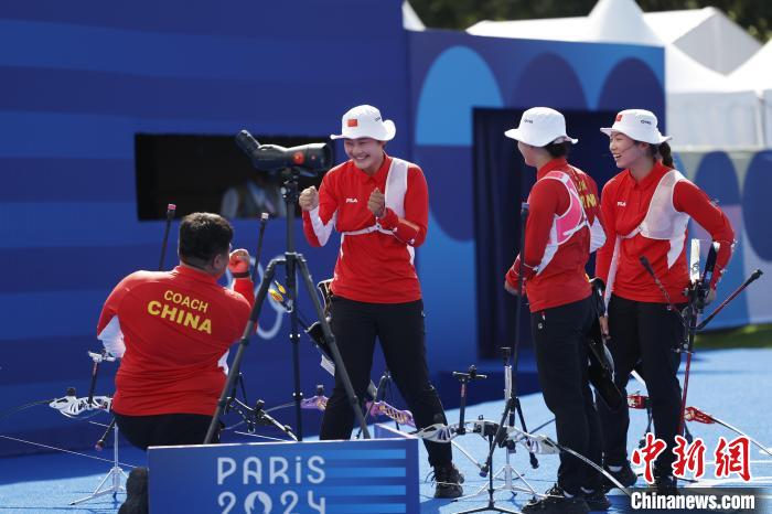 中国射箭女队巴黎奥运团体赛惜败韩国队 权容学